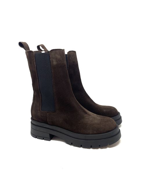 Beatles platform in camoscio IL LACCIO | 7730CAMOSCIOT.MORO